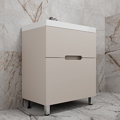 Style Line Тумба под раковину Матис 70 крем – фотография-3